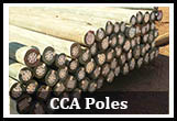 CCA Treated gum poles